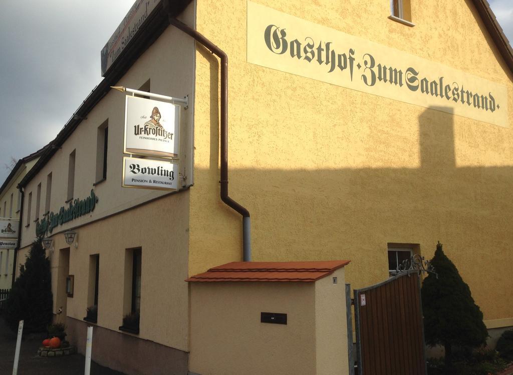 Gasthof & Pension Zum Saalestrand Bad Dürrenberg Kültér fotó