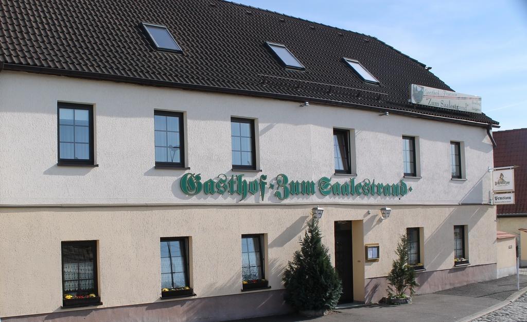 Gasthof & Pension Zum Saalestrand Bad Dürrenberg Kültér fotó