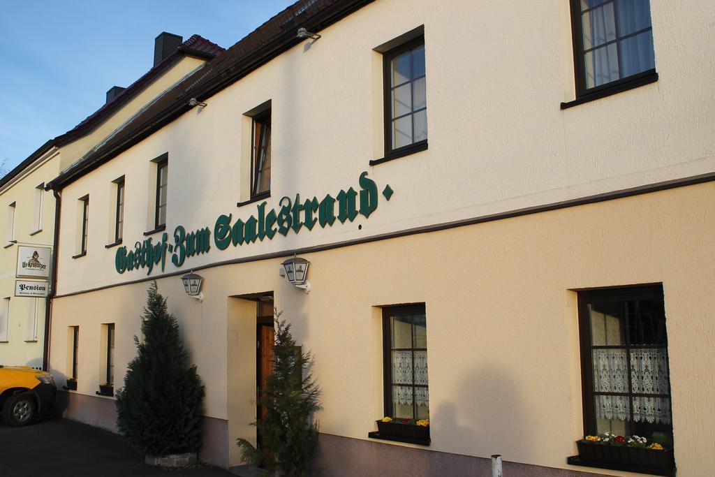 Gasthof & Pension Zum Saalestrand Bad Dürrenberg Kültér fotó